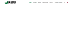 Desktop Screenshot of nicrom.it