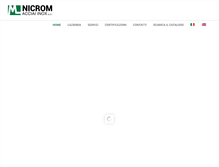 Tablet Screenshot of nicrom.it